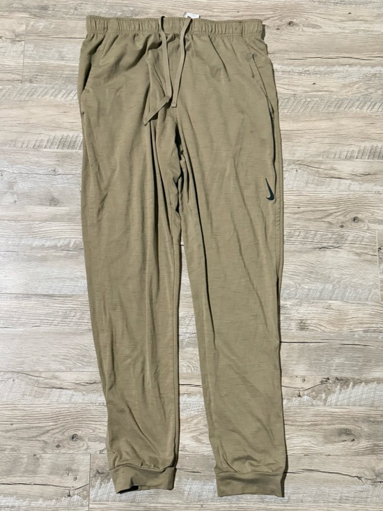 Nike Other - Nike Tan Khaki Athletic Joggers with Swoosh